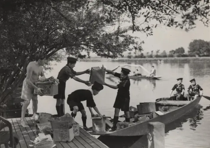 Framed Print : Scouts during Wartime Framed Print : Scouts during Wartime