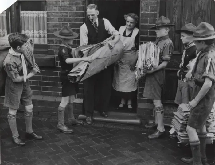Framed Print : Scouts during Wartime Framed Print : Scouts during Wartime
