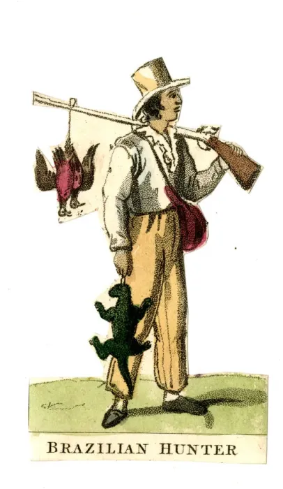 Framed Print : Scrap, Peoples of the World - Brazilian Hunter Framed Print : Scrap, Peoples of the World - Brazilian Hunter