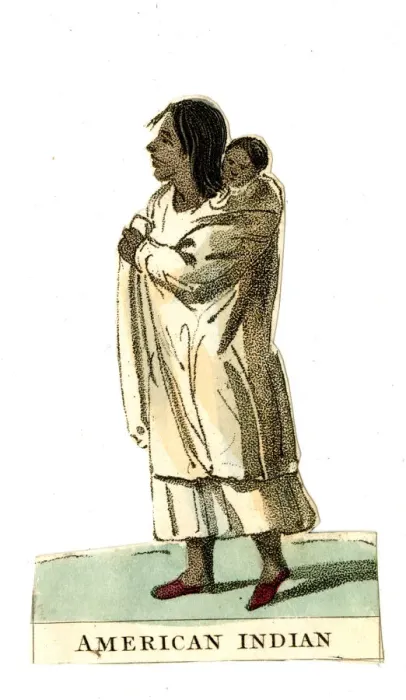 Framed Print : Scrap, Peoples of the World - Native American Indian