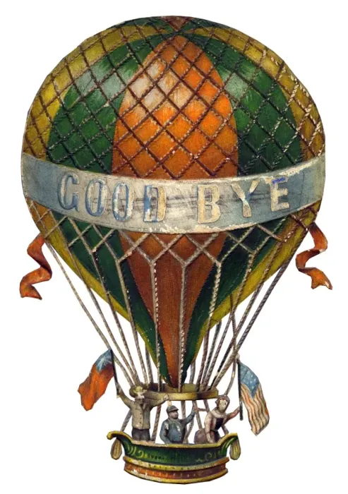 Framed Print : Scrapbook cover design - Ballooning Framed Print : Scrapbook cover design - Ballooning