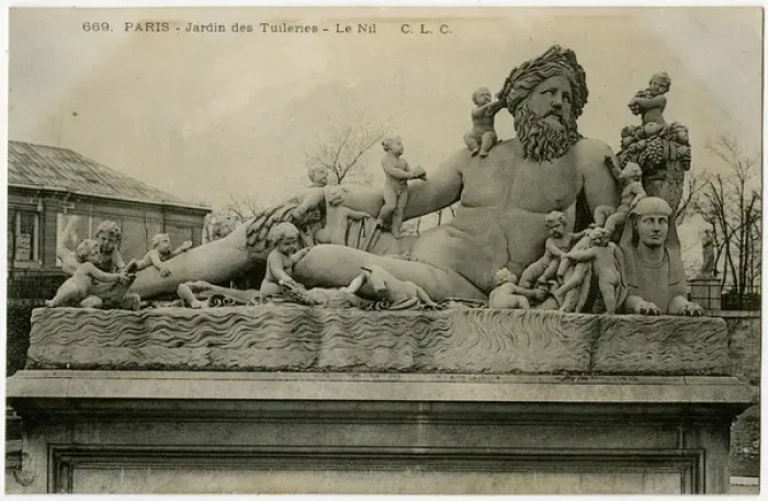 Framed Print : Sculpture The Nile - Tuileries Garden, Paris, France Framed Print : Sculpture The Nile - Tuileries Garden, Paris, France