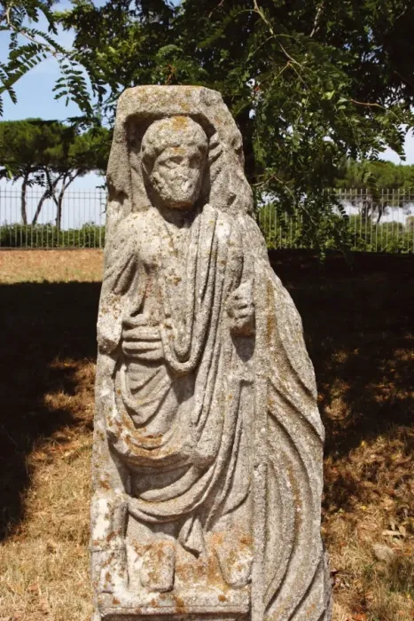 Framed Print : Sculpture. Ostia Antica. Italy Framed Print : Sculpture. Ostia Antica. Italy