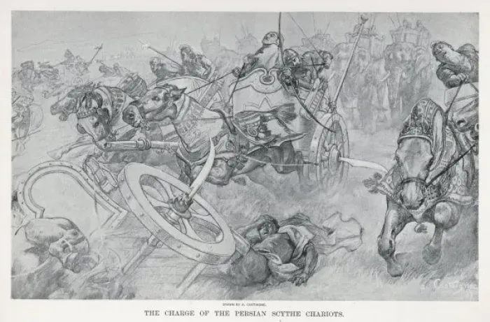 Framed Print : Scythian War Chariots Framed Print : Scythian War Chariots