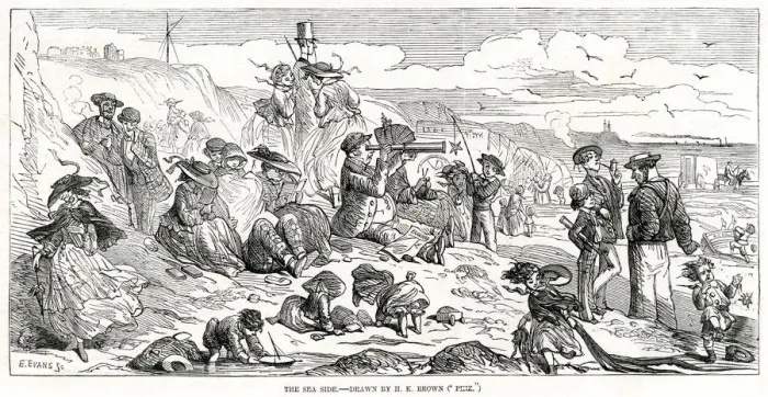 Framed Print : Sea side 1856 Framed Print : Sea side 1856