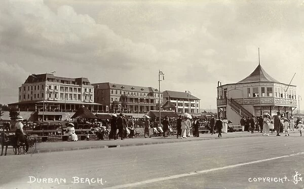 Sea front at Durban, Natal Province, South Africa