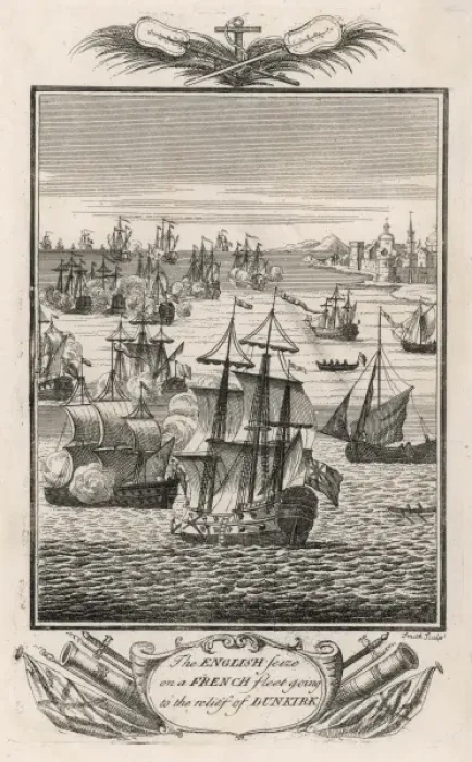 Framed Print : Sea-Fight Off Dunkerque Framed Print : Sea-Fight Off Dunkerque