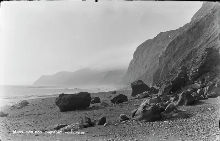 Framed Print : Sea Fog at Bridport Framed Print : Sea Fog at Bridport