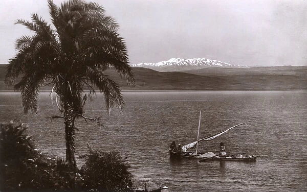 Sea of Galilee and Mount Hermon, Israel