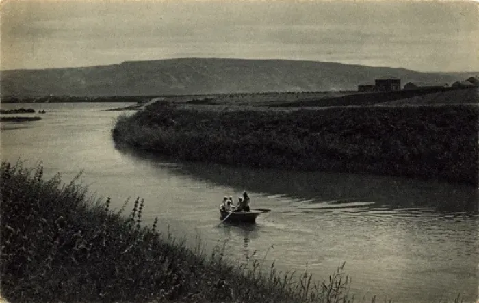 Framed Print : The Sea of Galilee and River Jordan, Palestine
