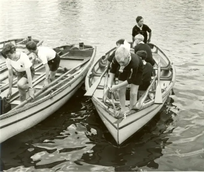 Framed Print : Sea Scout crews in dinghies Framed Print : Sea Scout crews in dinghies