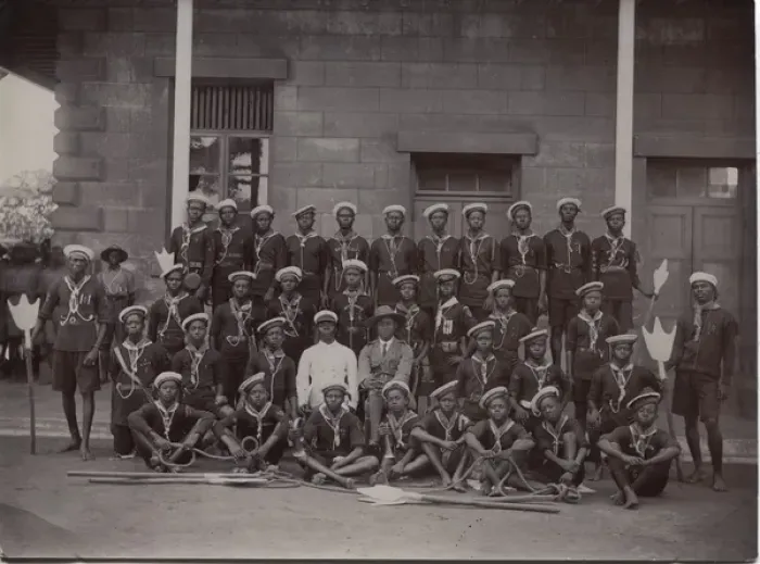 Framed Print : Sea Scouts at Accra, Ghana, West Africa Framed Print : Sea Scouts at Accra, Ghana, West Africa