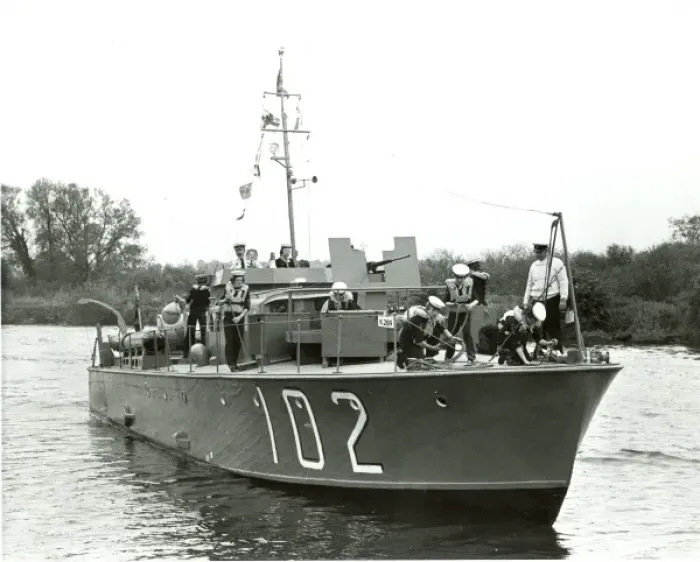 Framed Print : Sea Scouts on Motor Torpedo Boat 102 Framed Print : Sea Scouts on Motor Torpedo Boat 102