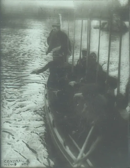 Framed Print : Sea Scouts with Prince of Wales and Baden Powell