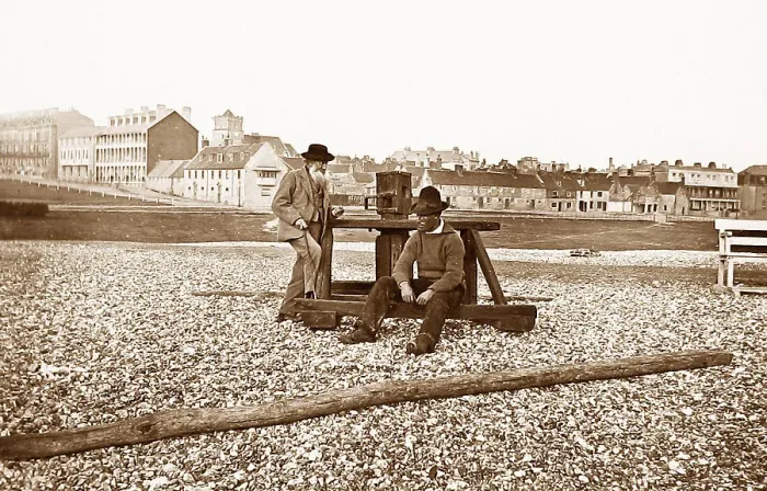 Framed Print : Seaford beach Framed Print : Seaford beach