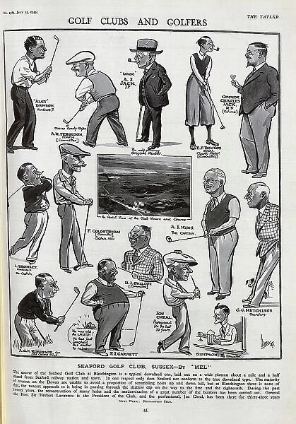 Seaford Golf Club cartoons