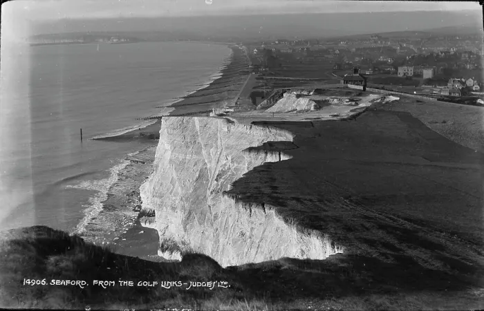 Framed Print : Seaford from the Golf Links Framed Print : Seaford from the Golf Links