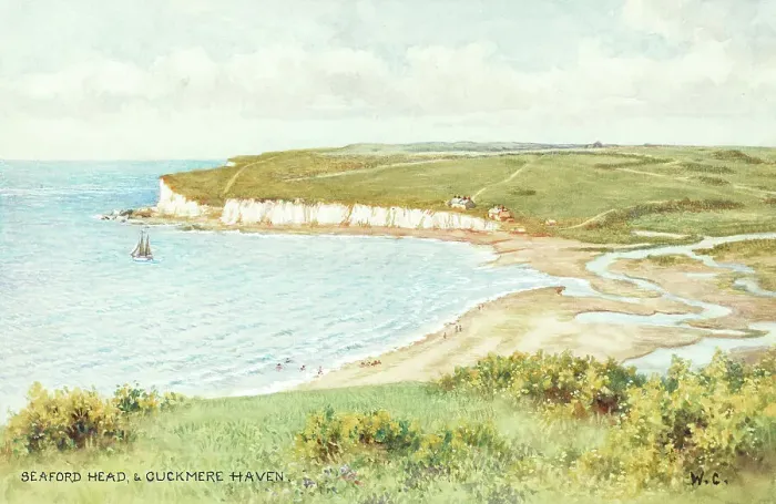 Framed Print : Seaford Head and Cuckmere Haven, East Sussex Framed Print : Seaford Head and Cuckmere Haven, East Sussex