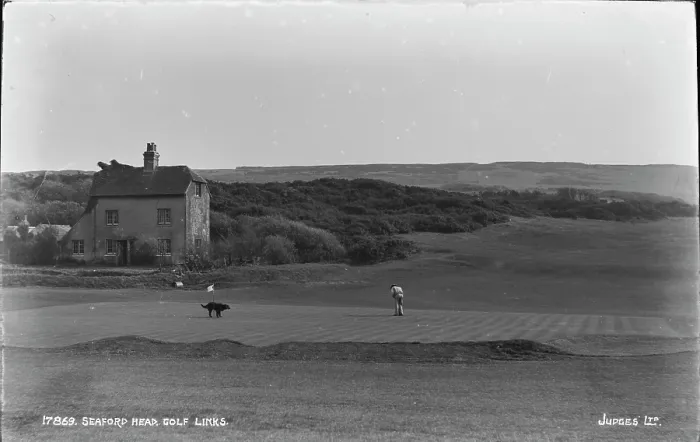 Framed Print : Seaford Head Golf Links Framed Print : Seaford Head Golf Links