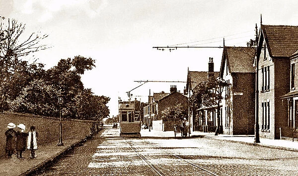 Seaforth Crosby Road tram early 1900s