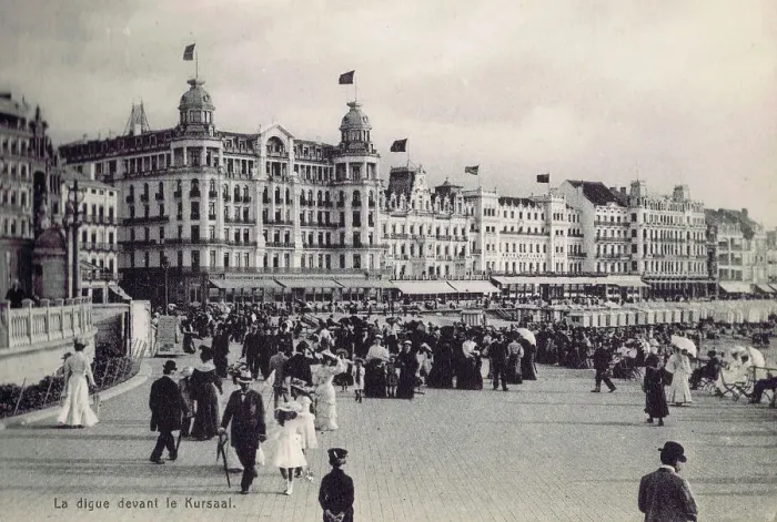 Framed Print : Seafront outside the Kursall, Ostend Framed Print : Seafront outside the Kursall, Ostend