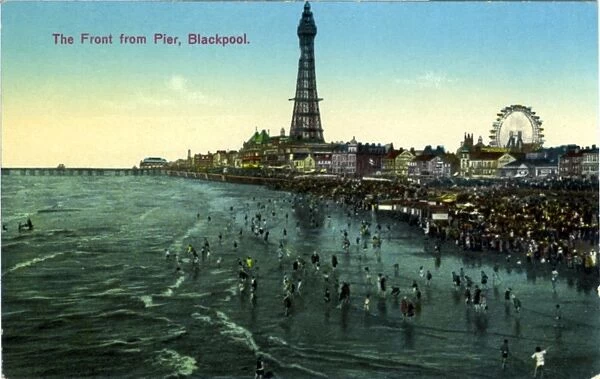 The Seafront & Tower, Blackpool, Lancashire