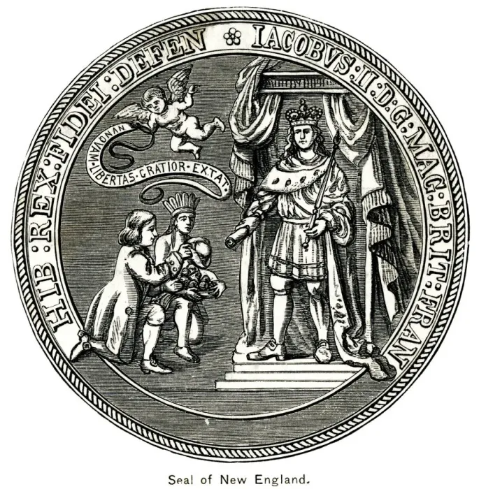 Framed Print : Seal of New England Framed Print : Seal of New England