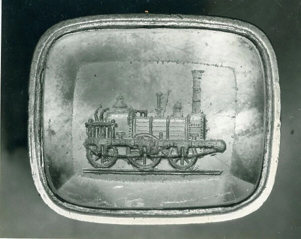 Seal showing an unidentified Bedlington Works loco