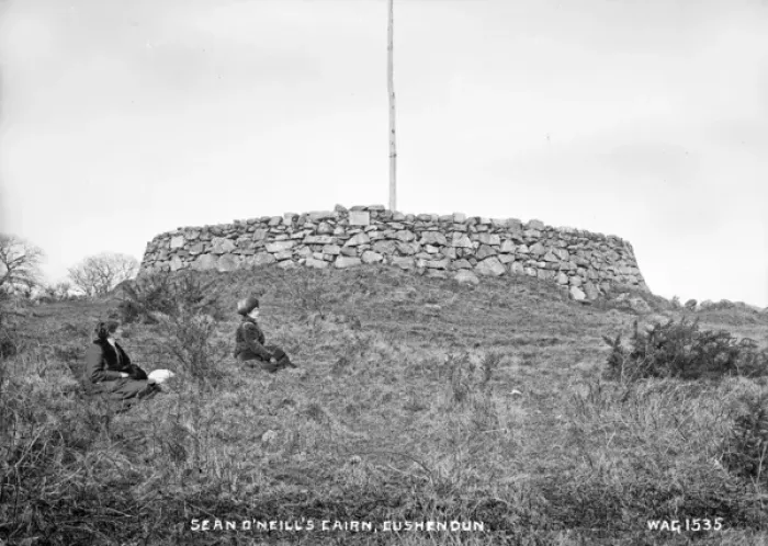 Framed Print : Sean O Neills Cairn, Cushendun Framed Print : Sean O Neills Cairn, Cushendun
