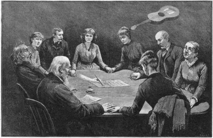 Framed Print : Seance, New York Framed Print : Seance, New York