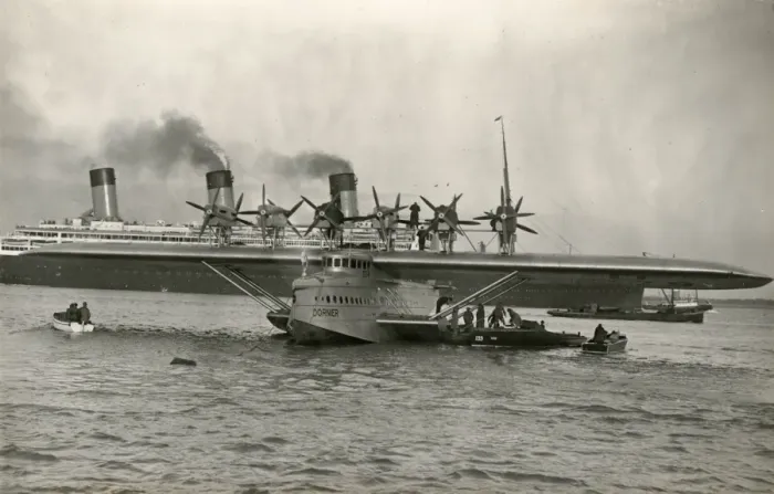 Framed Print : The Seaplane Dornier Dox in the Solent Framed Print : The Seaplane Dornier Dox in the Solent