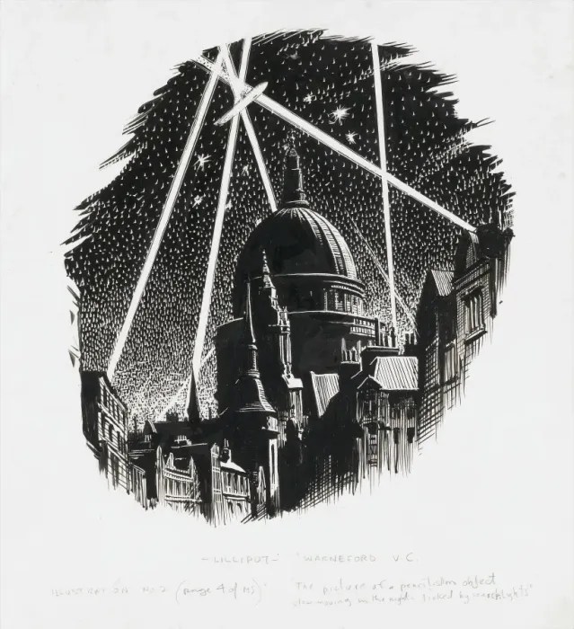 Framed Print : Searchlights over St Pauls Cathedral Framed Print : Searchlights over St Pauls Cathedral