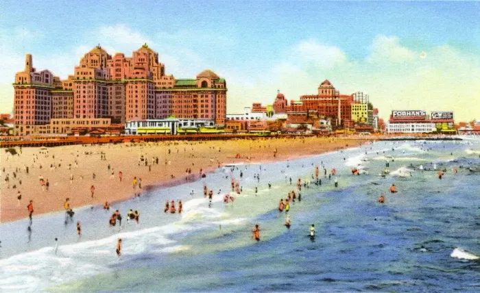 Framed Print : Seaside hotels, Atlantic City, New Jersey Framed Print : Seaside hotels, Atlantic City, New Jersey