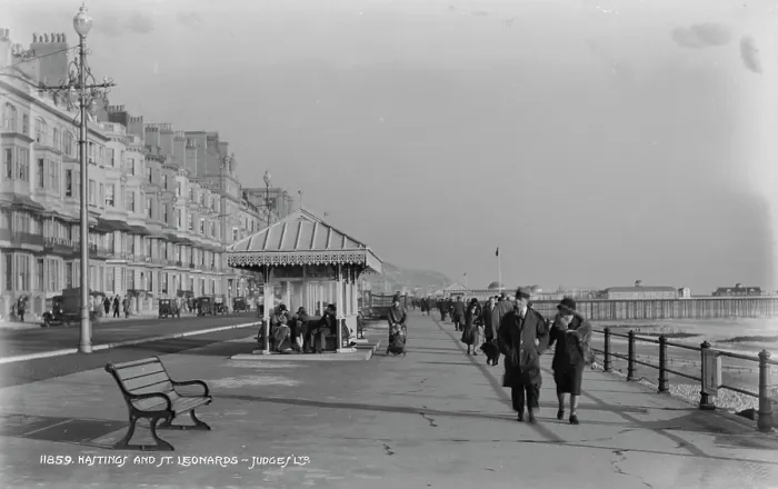 Framed Print : Seaside Stroll in Hastings and St. Leonards Framed Print : Seaside Stroll in Hastings and St. Leonards