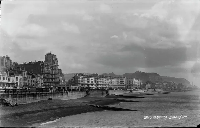 Framed Print : Seaside View of Hastings Framed Print : Seaside View of Hastings