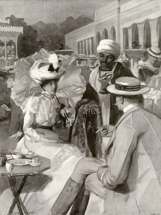 Framed Print : The Season in Cairo - at the Ghezereh Palace Framed Print : The Season in Cairo - at the Ghezereh Palace