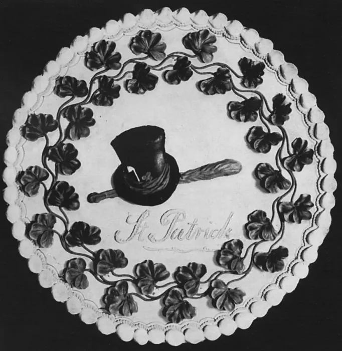 Framed Print : Seasonable Cakes. Shamrock Cake Framed Print : Seasonable Cakes. Shamrock Cake