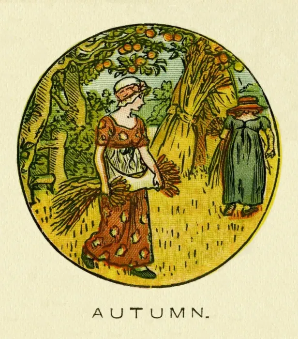 Framed Print : The Seasons. Autumn Framed Print : The Seasons. Autumn