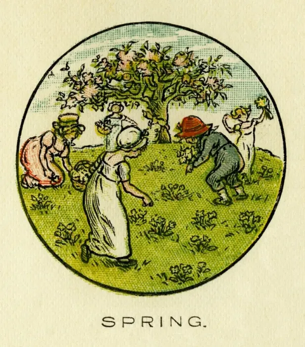 Framed Print : The Seasons. Spring Framed Print : The Seasons. Spring