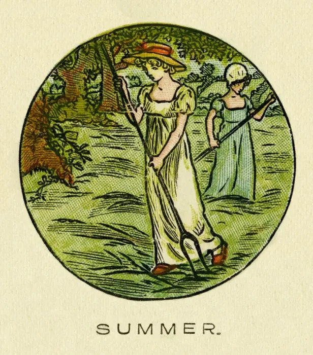 Framed Print : The Seasons. Summer Framed Print : The Seasons. Summer
