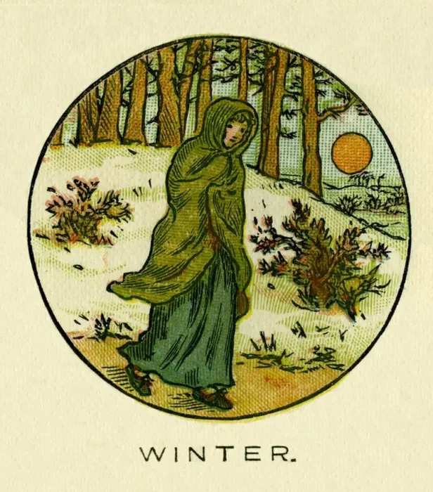 Framed Print : The Seasons. Winter Framed Print : The Seasons. Winter