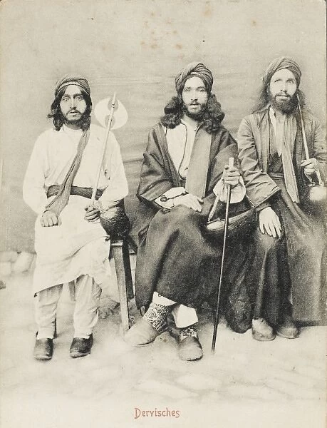 Seated Iranian Dervish Group