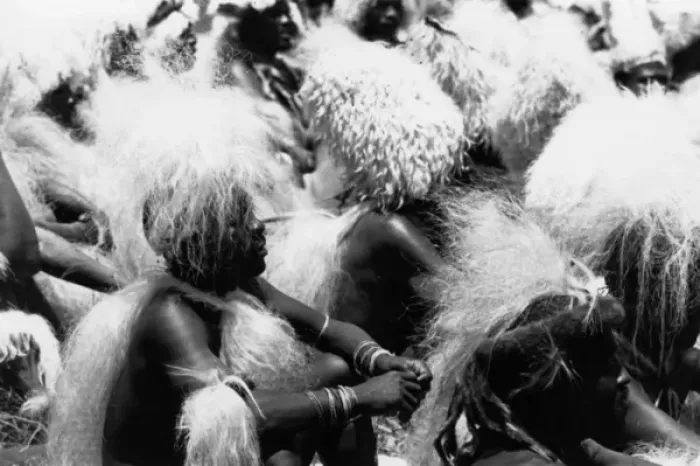 Framed Print : Seated Zulu Men