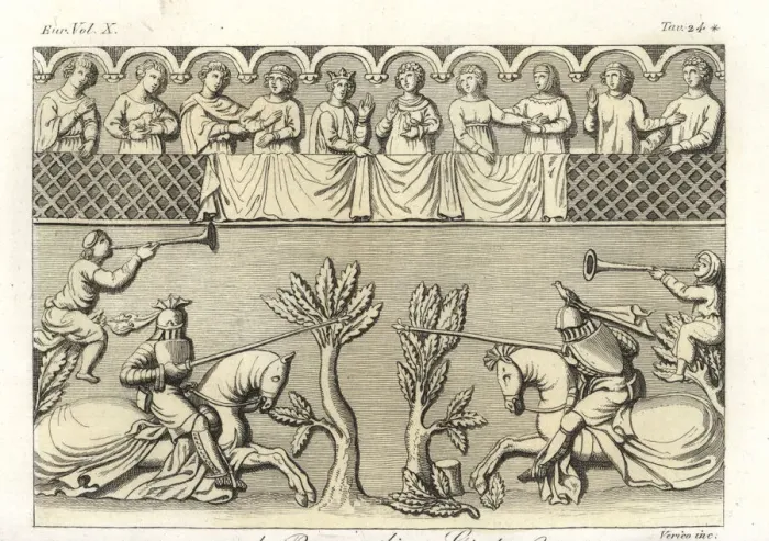 Framed Print : Second bas-relief of a 12th century sarcophagus Framed Print : Second bas-relief of a 12th century sarcophagus