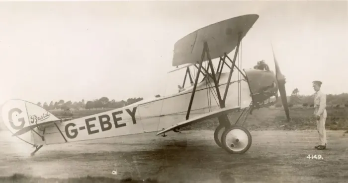 Framed Print : The second Bristol Type 73 Taxiplane, G-EBEY Framed Print : The second Bristol Type 73 Taxiplane, G-EBEY
