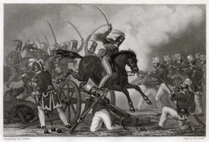 Framed Print : The second engagement of the Mexican War requires the Americans to charge Framed Print : The second engagement of the Mexican War requires the Americans to charge