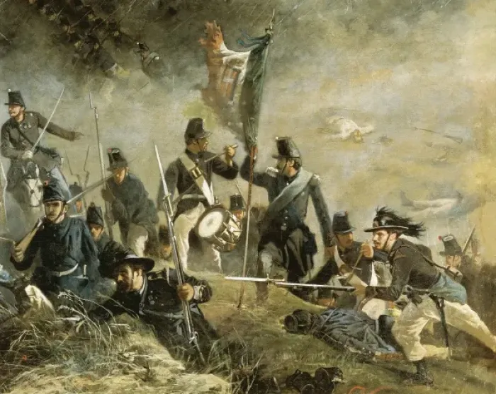 Framed Print : Second Italian War of Independence. Battle of Framed Print : Second Italian War of Independence. Battle of