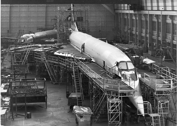 The second pre-production Concorde 02 during ground testing