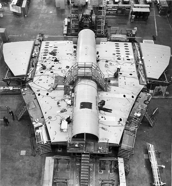 The second production Concorde taking shape at Filton