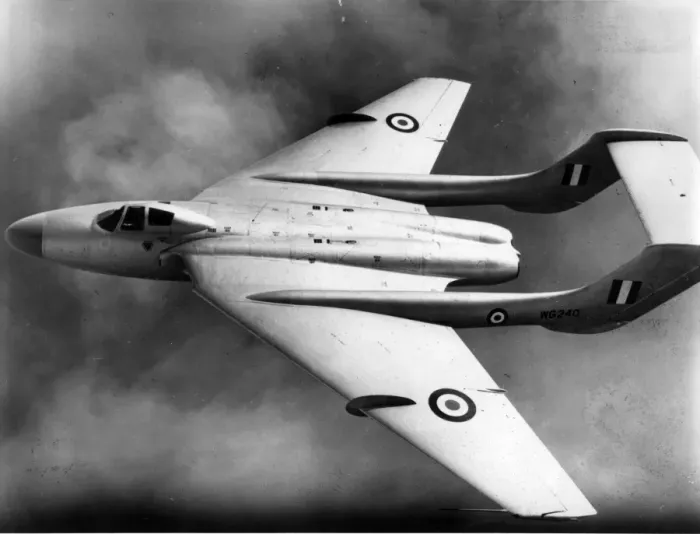 Framed Print : The second prototype de Havilland DH110 WG240 Framed Print : The second prototype de Havilland DH110 WG240